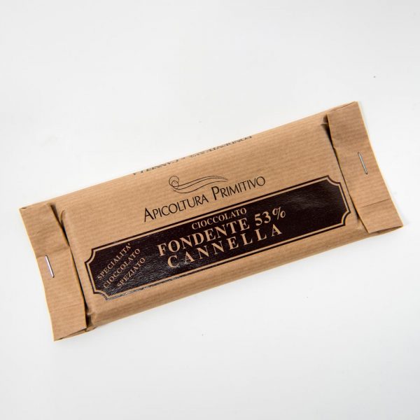 Cioccolato fondente 53% e cannella