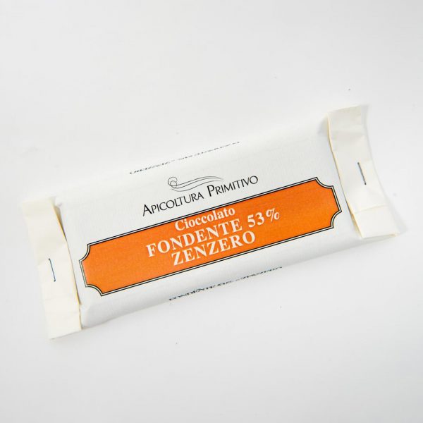 Cioccolato fondente 53% e zenzero