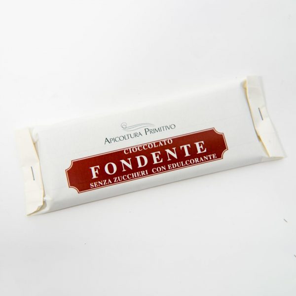 Cioccolato fondente senza zuccheri con edulcorante